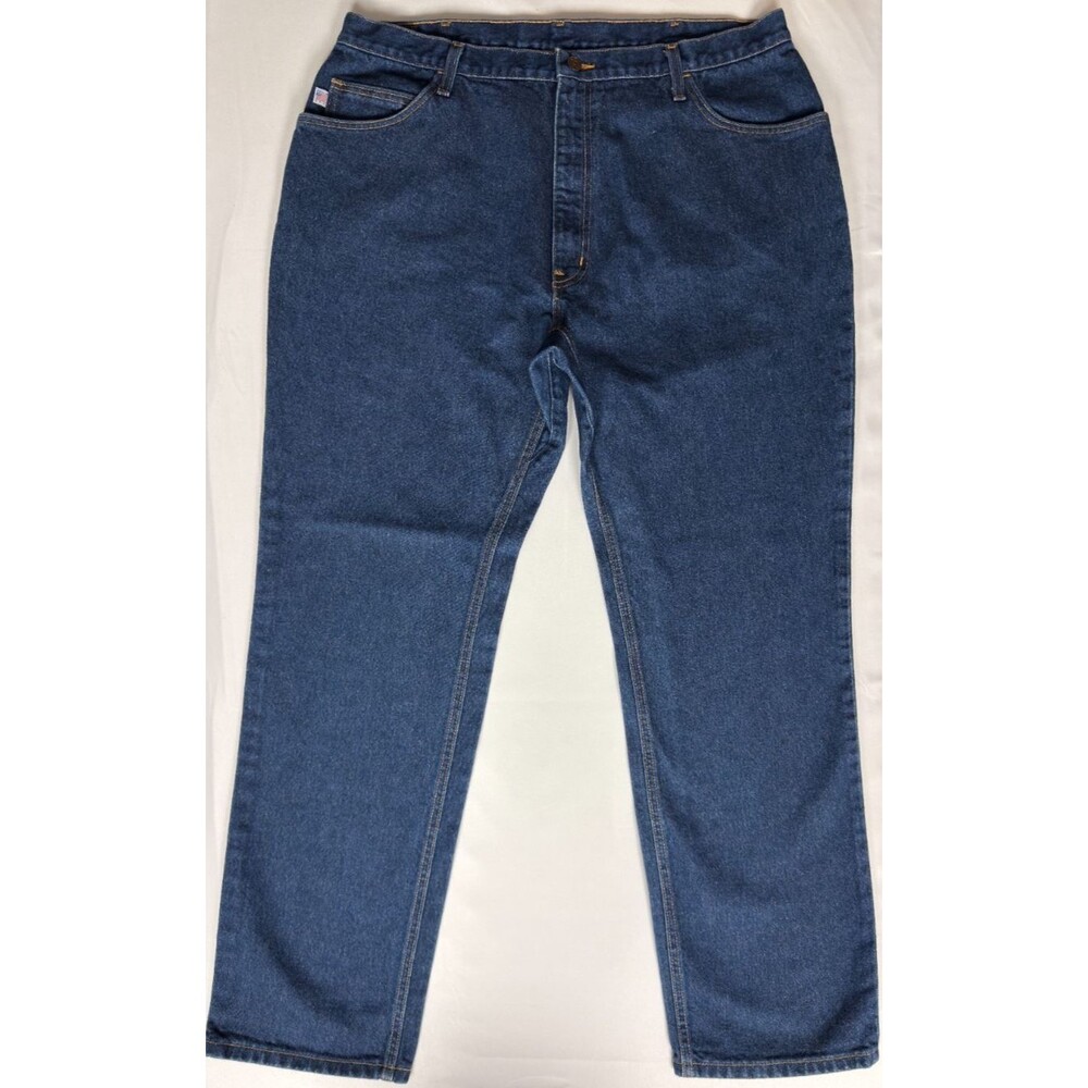 All American Clothing Co AAC101D Jeans Mens 38x32 Relaxed USA Made Blue